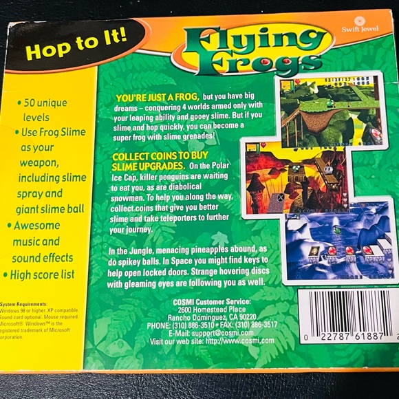 Flying Frogs PC CD-ROM Game. Rated E for Everyone. - Picture 3 of 6